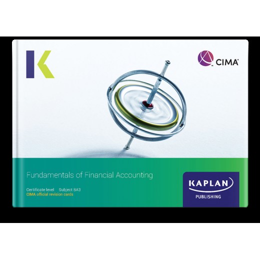 CIMA Fundamentals of Financial Accounting (BA3) Revision Cards 2023